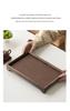 Light Luxury Chinese Walnut Wood Tray: Retro Dinner Plate, Fruit Bowl, Tea Tray, Coaster, Tea Set Accessory