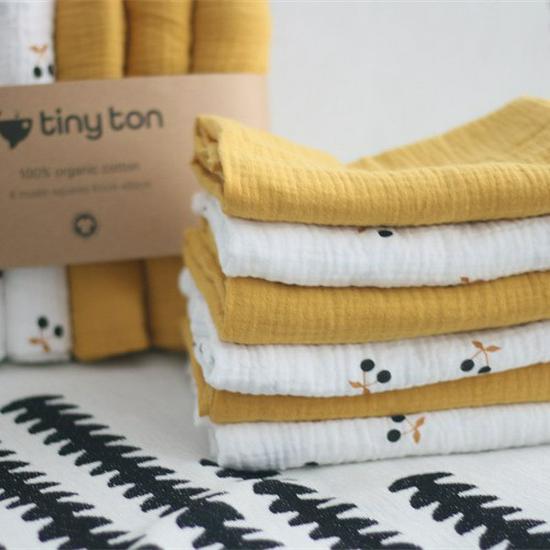Premium Quality Pure Cotton Newborn Tassel Swaddle Blanket - Double-Layer, Breathable, Japanese Style, for Winter.