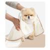 Toalla para Perro de Coral Suave Transpirable Absorbente Bata de Baño para Mascotas Bata para Cachorro Secado Rápido Ropa para Perros para Razas Pequeñas