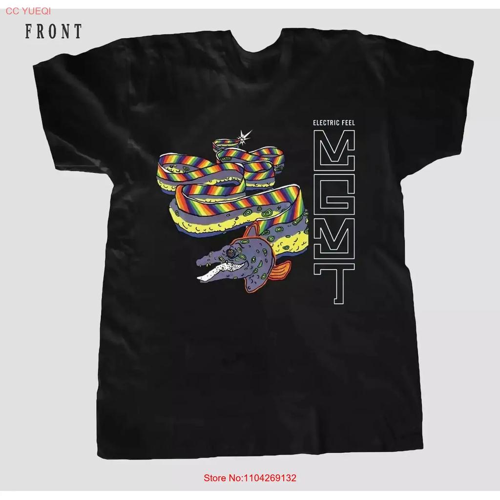 Mgmt Band Electric Feel T Shirt Full Size S 5xl Vintage Slightly Breathable Soft Top For Everyday Wear Designer Clothes