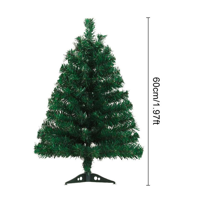 1pc Christmas Tree Large Christmas Ornaments High Quality Artificial Xmas Tree Indoor Outdoor Green With Metal Stand PVC