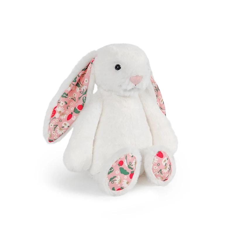 Soft Fluffy Easter Rabbit Plush Toy Cute Long Ears Rabbit Plushies Stuffed Floral Bunny Animal Doll Home Decor Gifts Girl