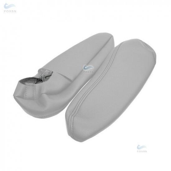 Gray Leather Driver&Passenger  Seat Armrest Handle Cover For Toyota Sienna 05-10
