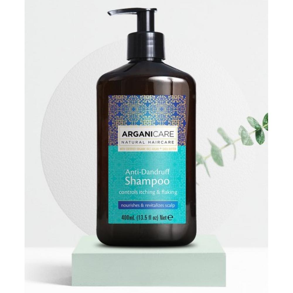 Arganicare Anti Dandruff Shampoo With Argan Oil   Shea Butter 400ml NONE