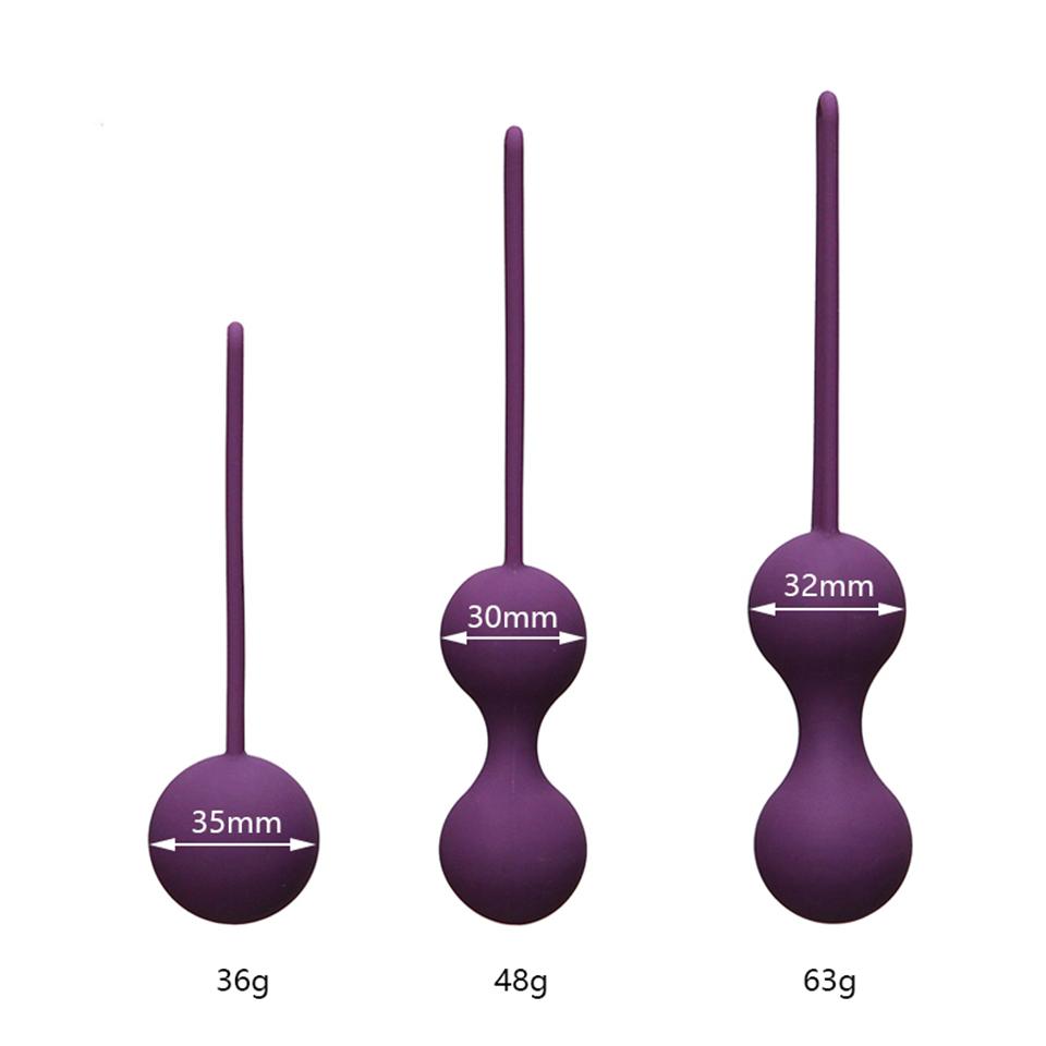 Safe Silicone Smart Ball Vibrator Kegel Ball Ben Wa Ball Vagina Tighten Exercise Machine Sex Toy for Women Vaginal Geisha Ball