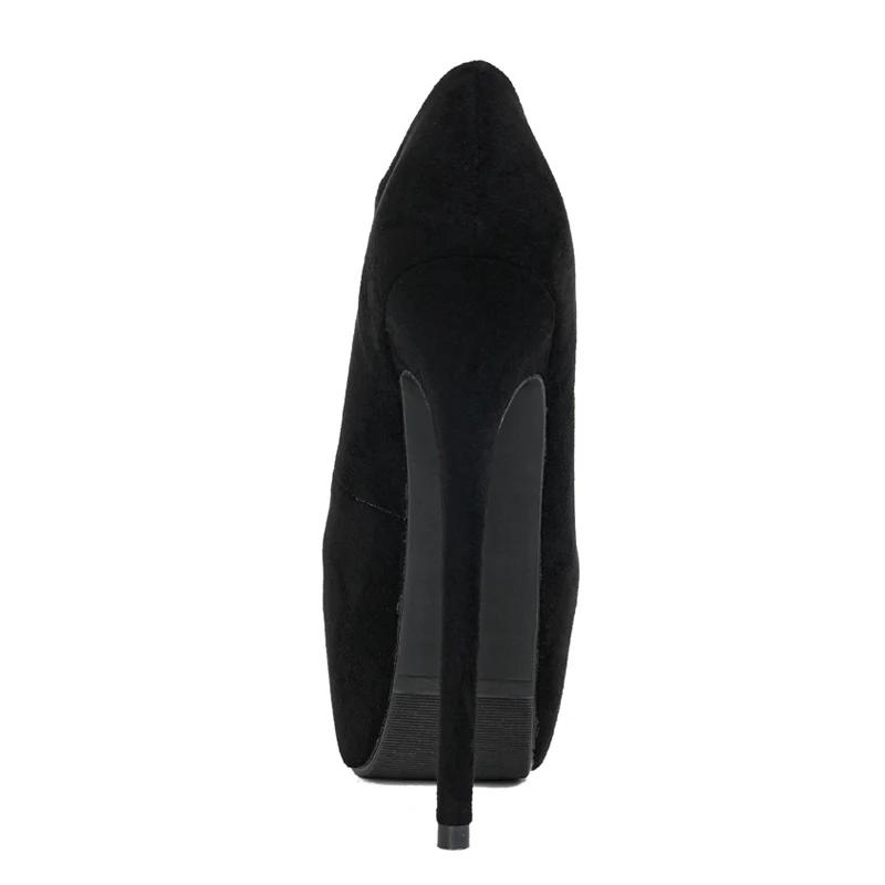 Sexy Super High Heel Platform Shoes Women 2025 New Thin High Heel Stripper Pole Dance Shoes Comfortable Round Toe Non Slip Pumps