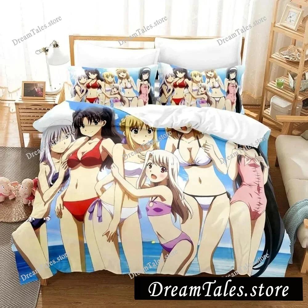 3D Anime Bed Sheet Set Carnival Phantasm Bedding Set Single Twin Full Queen King Size Bed Set Adult Kid Bedroom Duvet Cover Sets