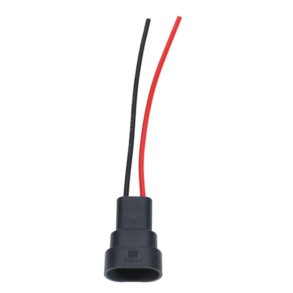 2PCS Compatible 12V Male Socket Connector Extension Wiring Copper Wiring Socket Wires Wiring Harness Off-Road Lighting