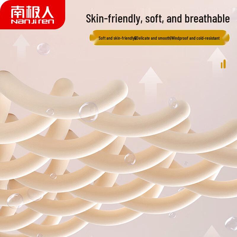 Nanjiren Women's Half-Finger Winter Gloves