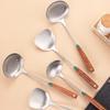 Camellia 304 Stainless Steel Wooden Handle Kitchen Utensil Set