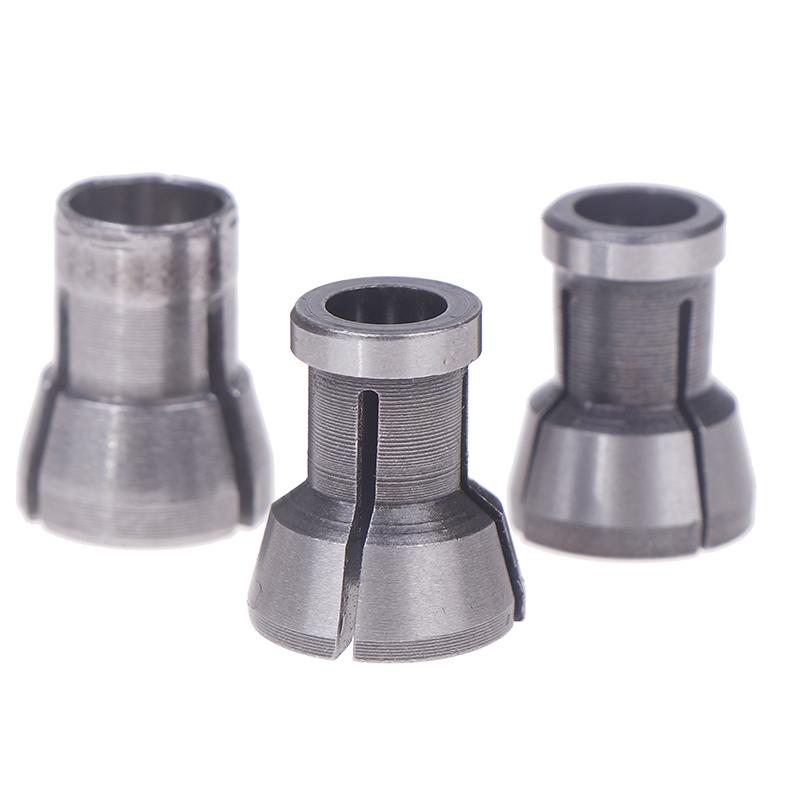 3pcs M17 6/6.35/8mm Collet High Precision Chuck Adapter Engraving Trimming Machine Router Milling Cutter Accessories