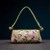 Retro Embroidery Satin Silk Handbags Flower Storage Bags Silk Embroidered Women Bag Fashion Matching Bride Women Handbag