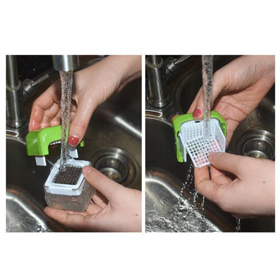 Press Masher Cube Tool BPA-Free Stainless Steel Blades Minces Slices Garlic Ginger Easy To Clean Store Durable