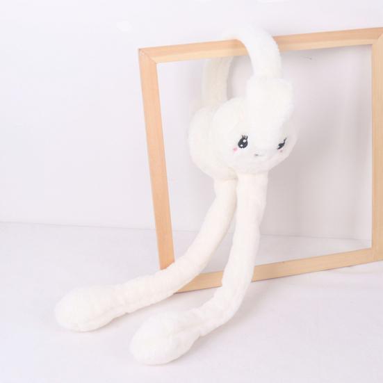 Jumping Earmuffs Fine Plush Cold-resistant Rabbit Design Winter Warm Ear Warmer for Outdoor