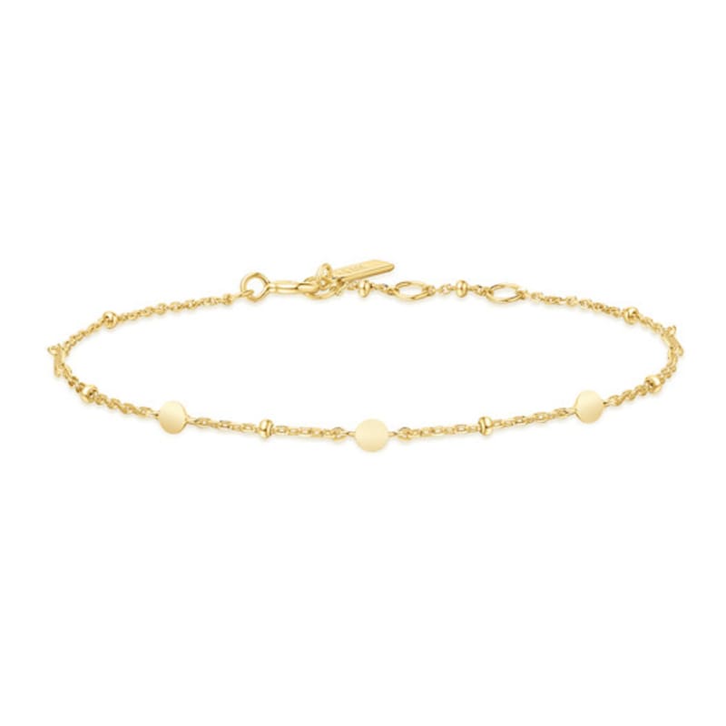 ANIA HAIE Gold Disc Station 925 Silver Bracelet B063-01G