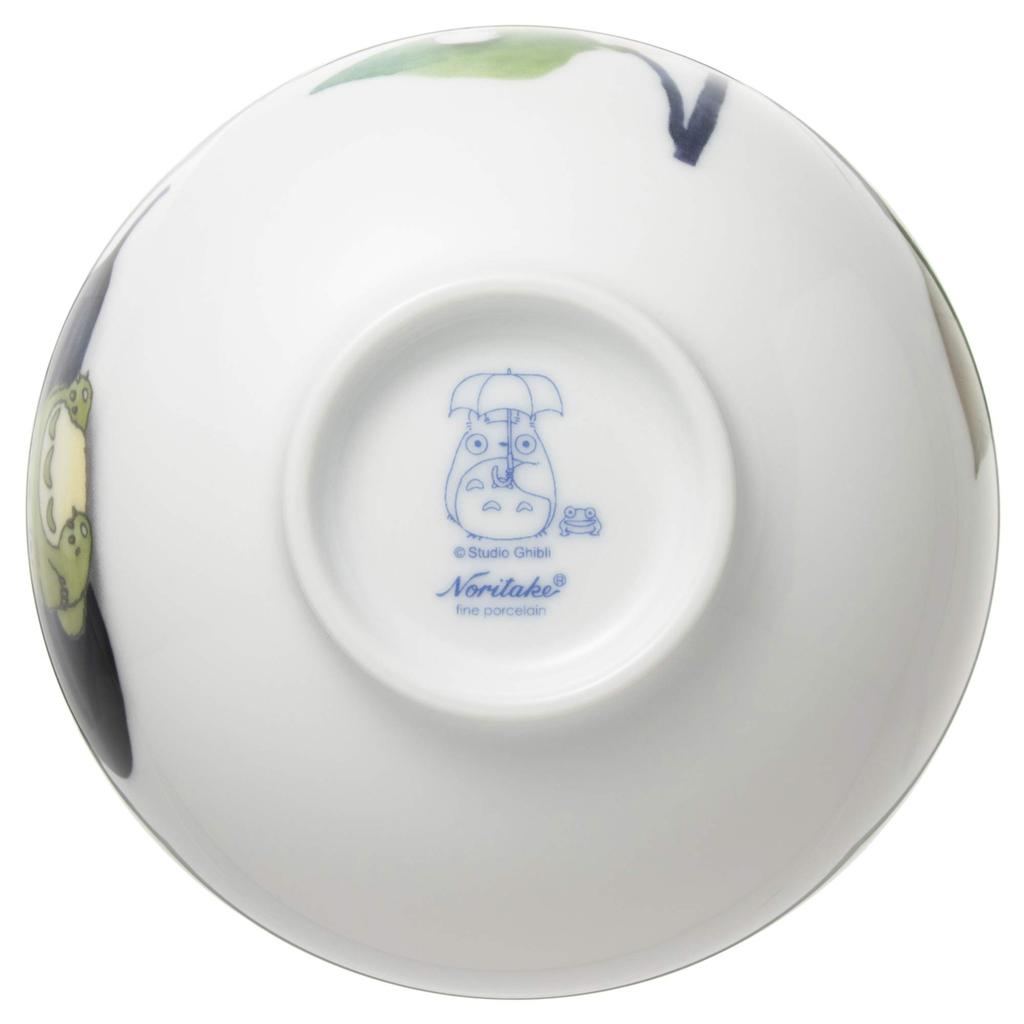 Noritake Rice My Neighbor Totoro Microwave and Dishwasher Eggplant Fine Bowl, 320cc, Design, Safe, Design, Porcelain, VT91082/1704-1