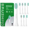 Now Available At Dental Clinics In Brushmo Compatible Brushes for Philips Sonicare Electric Clean Plus Plaque Regular Pack of 8 Tokyo Toothbrushes,