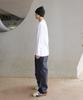 CREAM SODA LAB Solid Basic Long Sleeve White