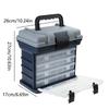 Large Capacity Fishing Bait Storage Box Travel Container for Wilderness Survival