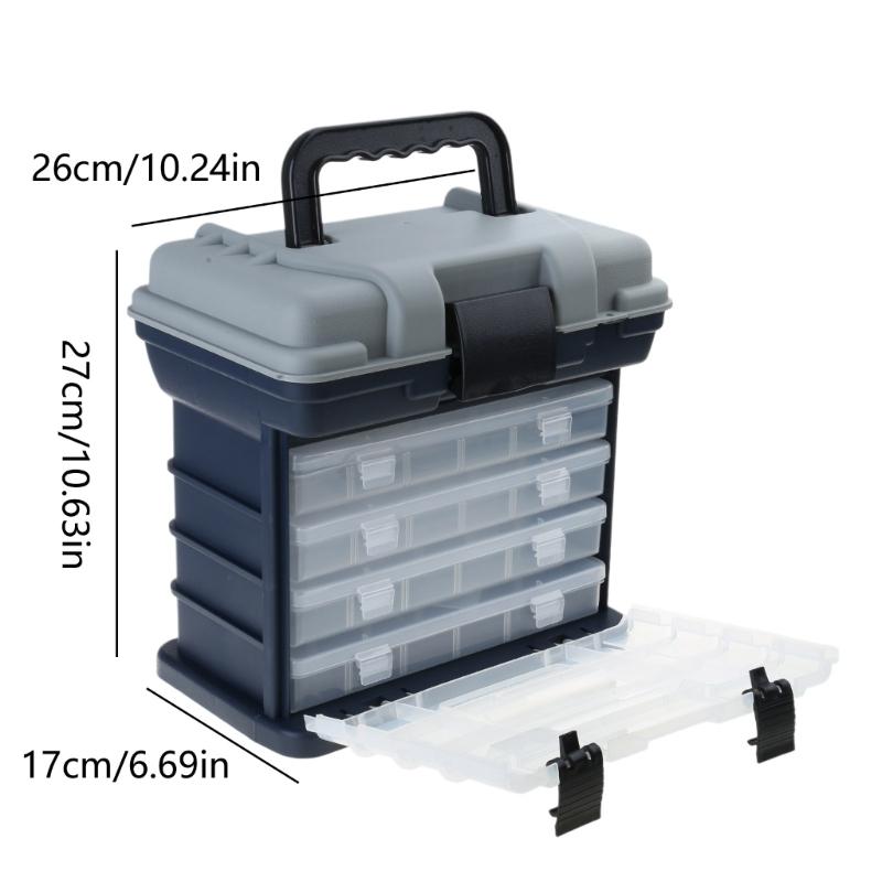 Large Capacity Fishing Bait Storage Box Travel Container for Wilderness Survival