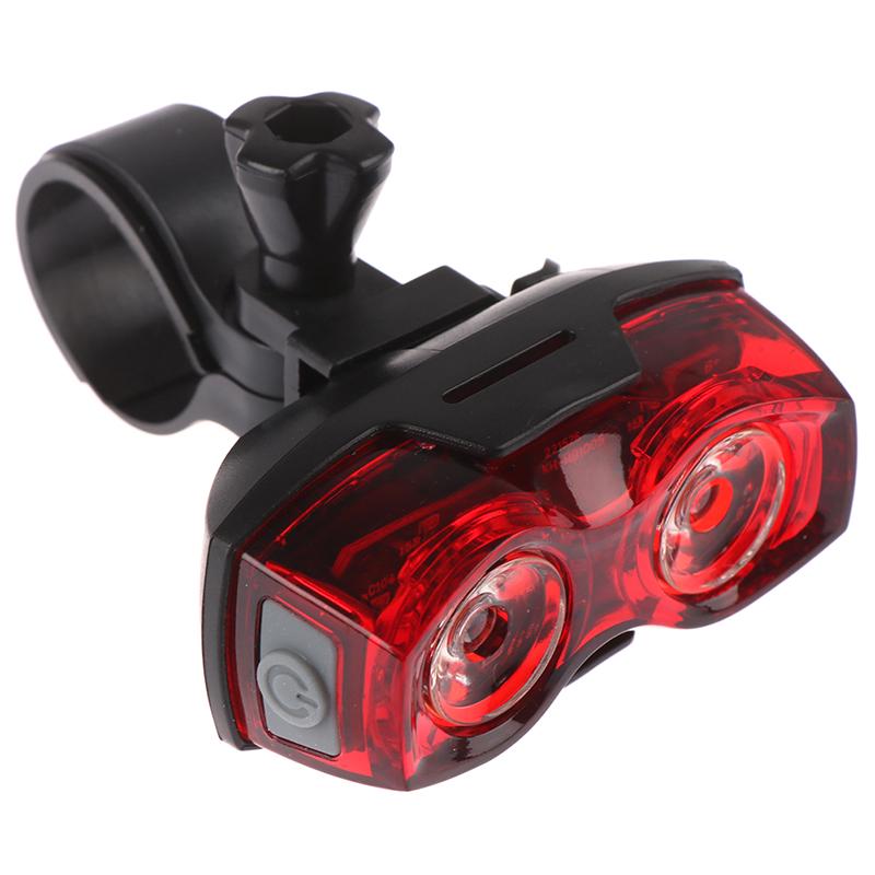2LED Bright Bicycle Bike Bezpečná zadní zadní blikající výstražná kontrolka