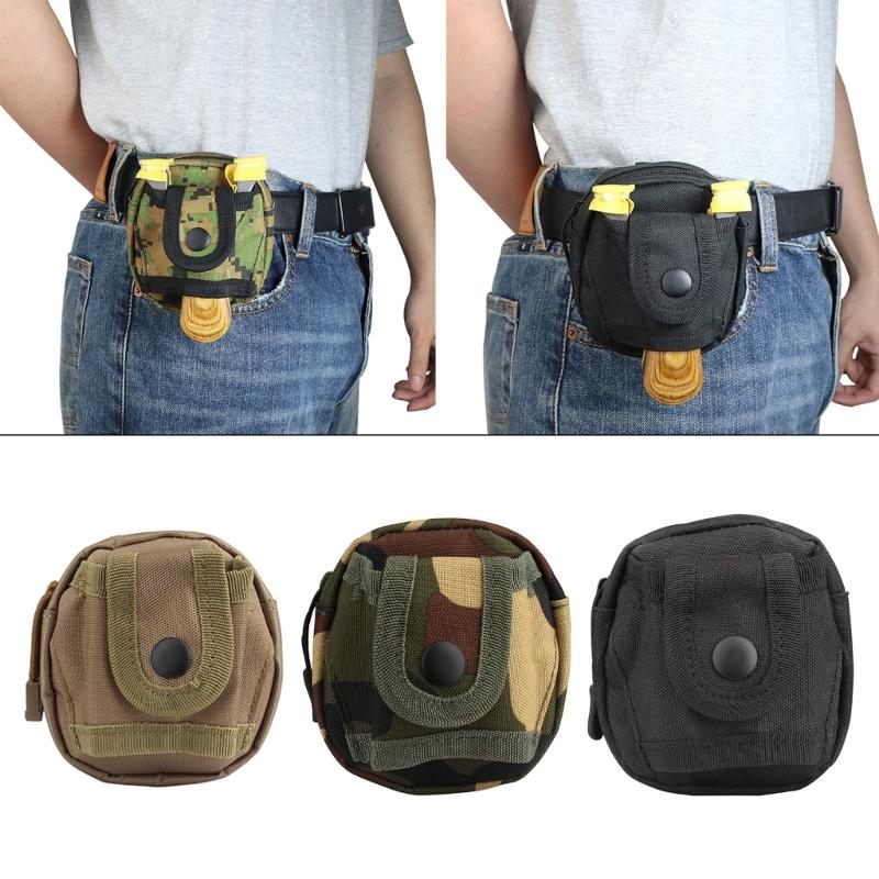 Tactic Sling Shoot Bag Sling Shoot Balls Pouch Waist Bag Compact Belt Pouch Sling Shoot Holder for Outdoor Hunting Sport