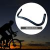 Bullhorn Replacement Handlebar for Long Distance Cycling, Black, Clamp Diameter: 25.4mm