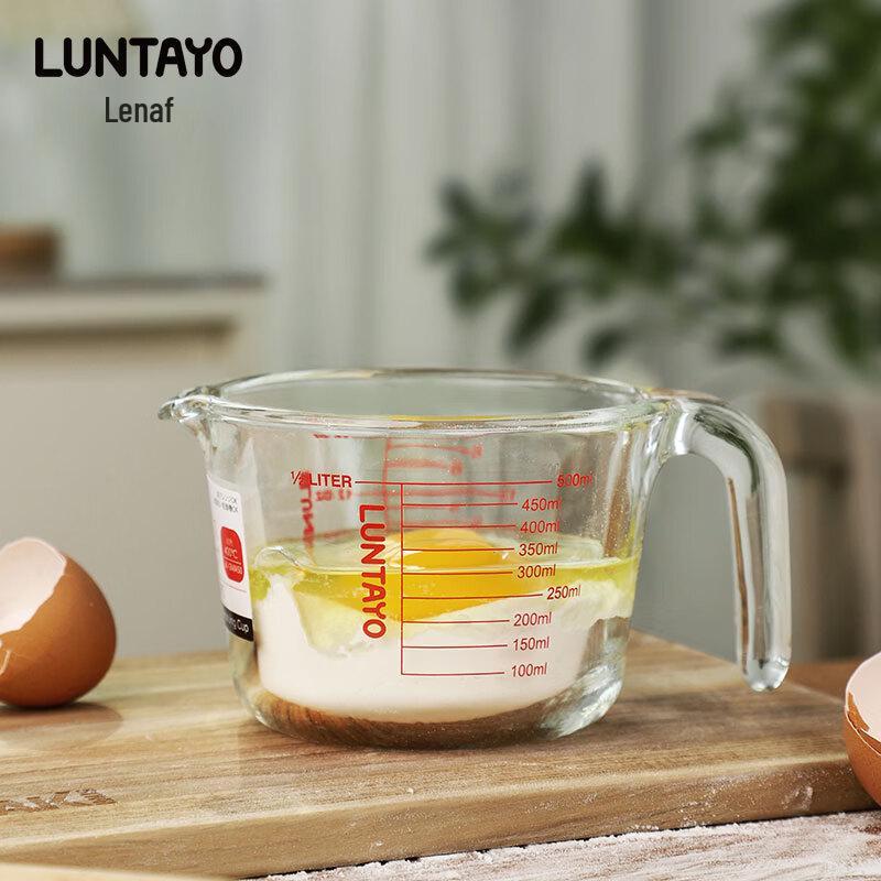 LUNTAYO High Borosilicate Glass Measuring Cup