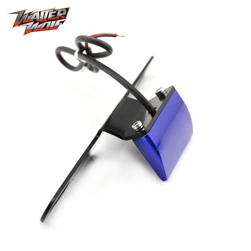 

Лампа номерного знака для KAWASAKI Z125 Z250 для YAMAHA FZ8 FZ1 для DUCATI X Diavel Аксессуары для мотоциклов с ЧПУ Tail Tidy LED