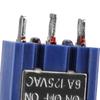 SPDT 10PCS ON-Off-ON Toggle Switch, 3-Position 3-Pin Rocker Switch 6mm 6A 125VAC