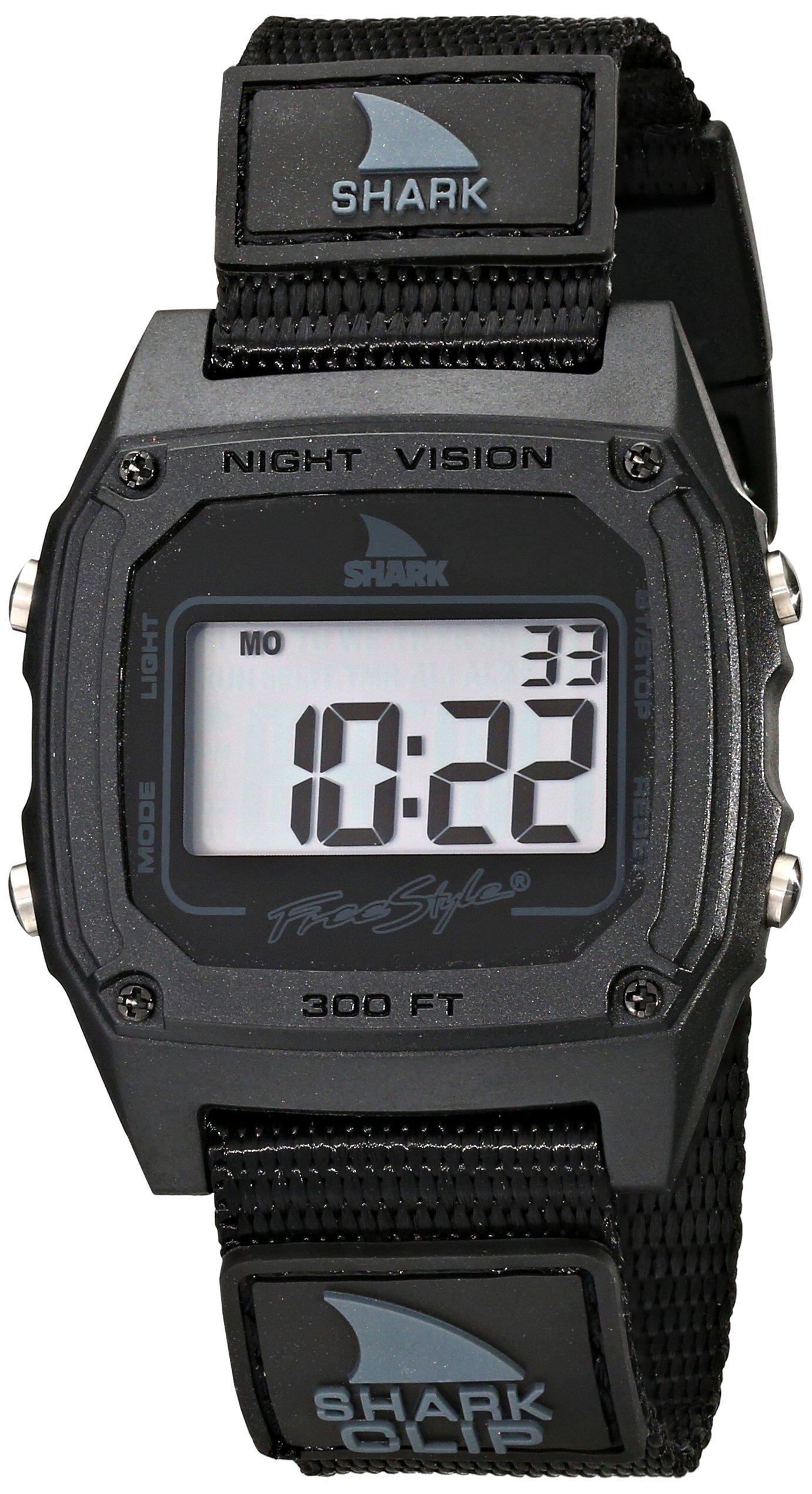 

Спортивные часы Freestyle SHARK CLIP с цифровым дисплеем, функциями секундомера и таймера, водонепроницаемость 10 АТМ, черные, FS84978 [Официальный импорт]