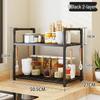 Multi-Layer Kitchen Storage Rack for Microwave and Pots