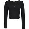 Women's Bow-Detail Long Sleeve T-Shirt