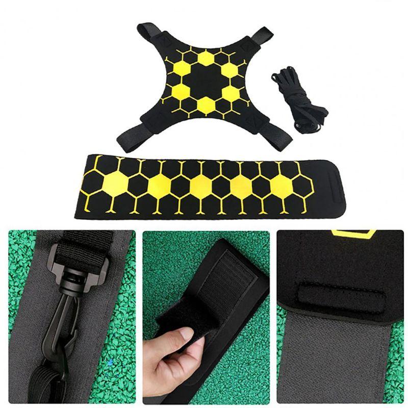 Football Kick Throw Solo Practice Adjustable Waist Belt Soccer Sphere Control Training Equipment Kids Training Elastic Belt