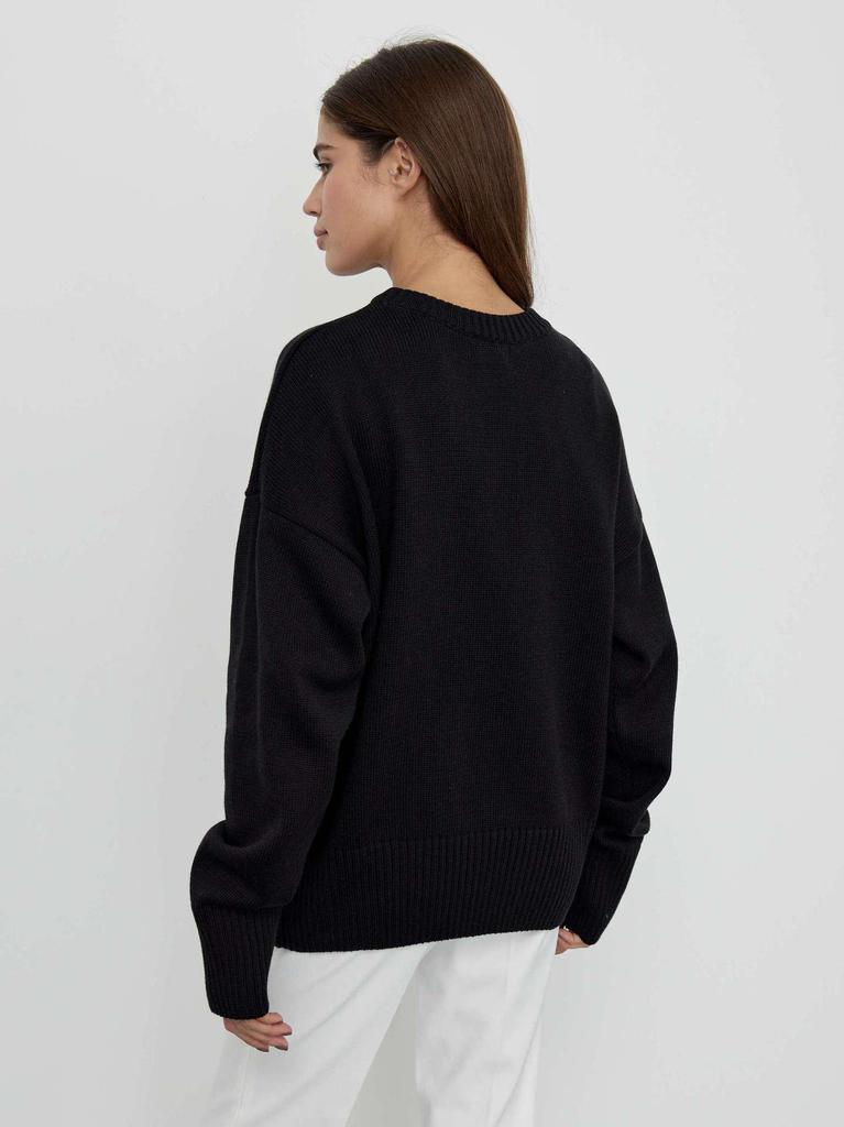 Stylish Autumn/Winter Women's European & American Round Neck Sweater
