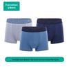 PurCotton Men's Pure Cotton Antibacterial Boxer Briefs - 3 Pack
