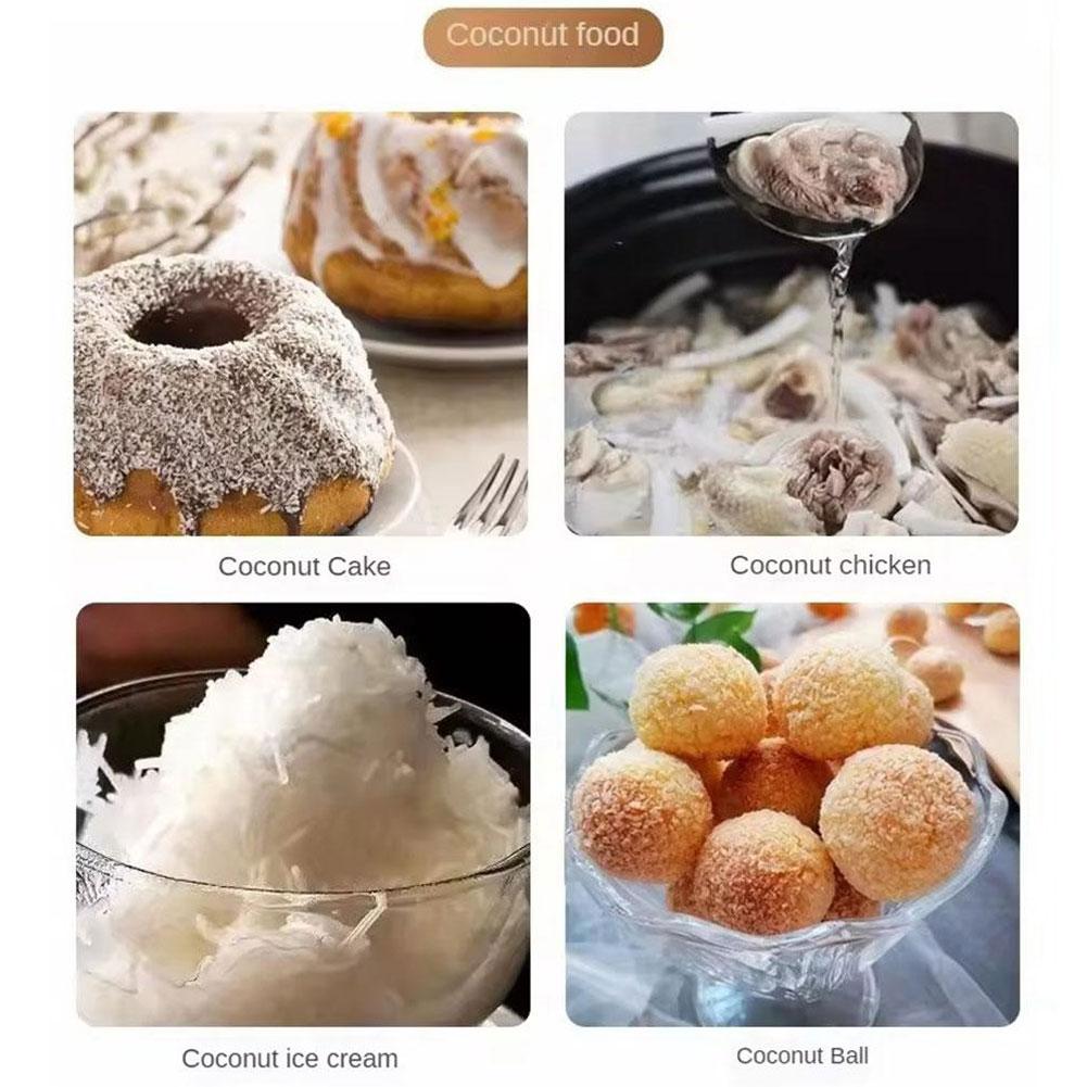 Coconut Grater Stainless Steel Knife Multi-Purpose Kitchen Vegetable Melon Fruit Meat Removal Scraper Scraping Fish Scale Tool