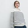 Mindbridge Men’s Stripe Collar Semi Overfit Knit MYKT2103