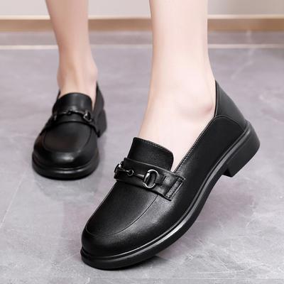 Loafers Damskor Mode Casual Skor Bekväma Mjuk Sula Enkla Skor Enkelskor Läderskor