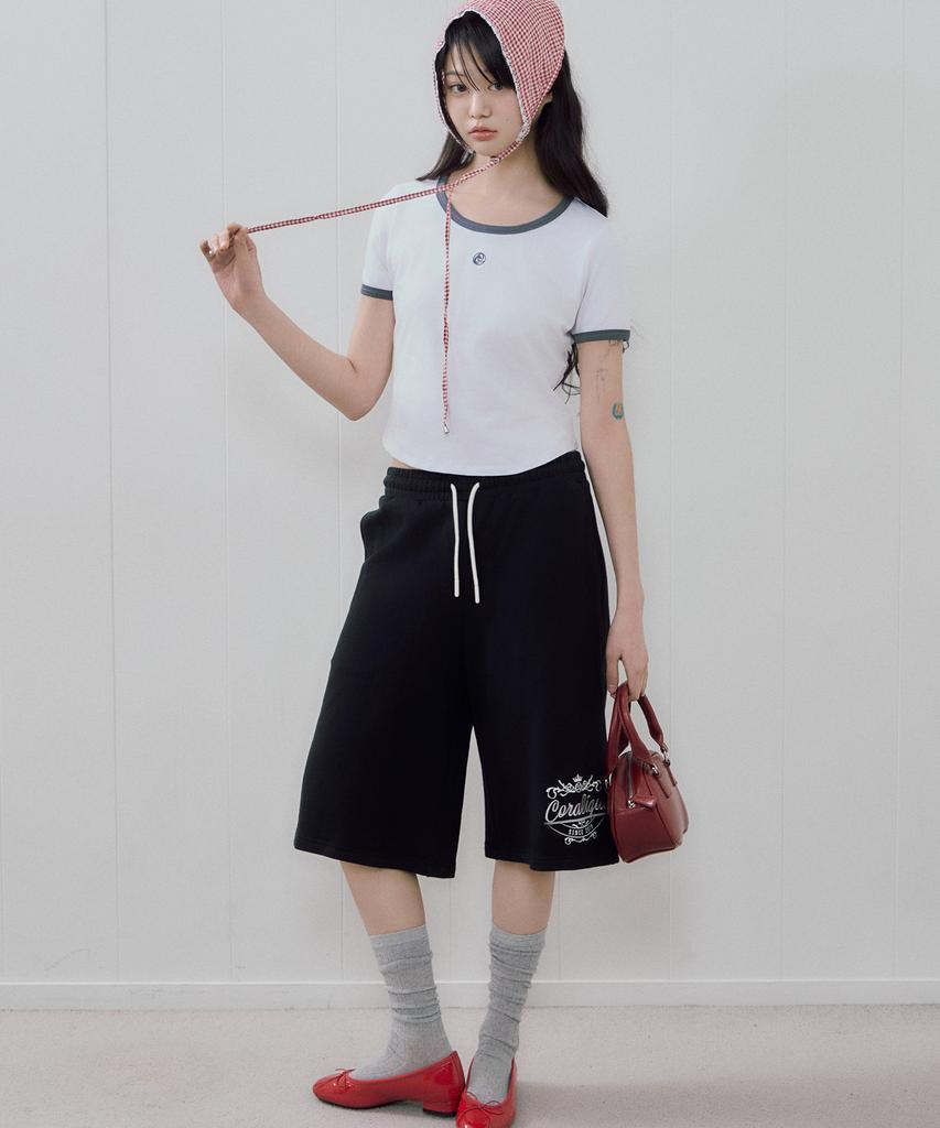 Kolallikeu Soft Essential Bermuda Pants Black
