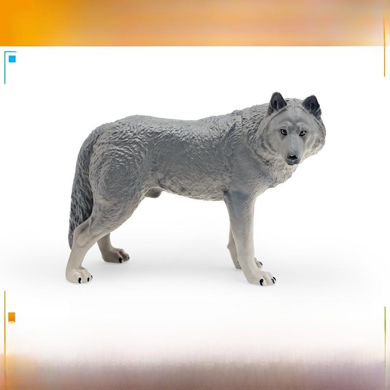 Realistic Animal Wolf Figure Pvc Model For Kids Learning And Home Decor