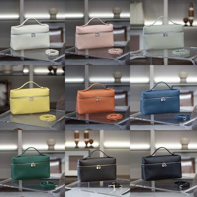 Second-generation Lunch Box Bag 27 Models, First-layer Cowhide Hand-held Shoulder Messenger Bag, Casual Versatile Women's Bag