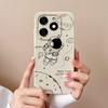 Case For Tecno Spark 20 20C Astronaut Soft Liquid Silicone Lens Protection Durable Back Cover For Tecno Spark20 20 C Phone Shell