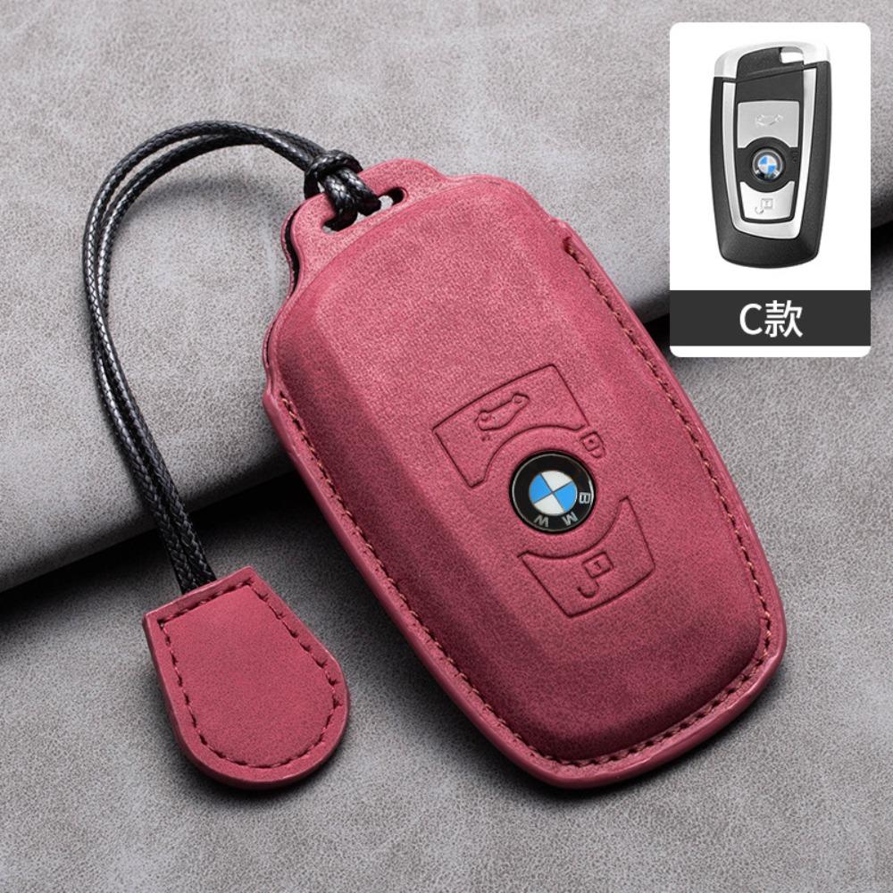 For BMW Key Cover for 5 Series 3 Series 525li 530 X1 X3 X4 X5 118i Hollow Design Protective Shell with Blade Keychain