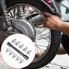 Motorrad Speicheneinstellwerkzeug Werkzeugsatz 10 austauschbare Köpfe Leichtes tragbares Etui Motorrad Rad Wartungswerkzeug