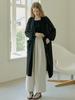 AVANT-G Striped Banding Wide Pants - Cream