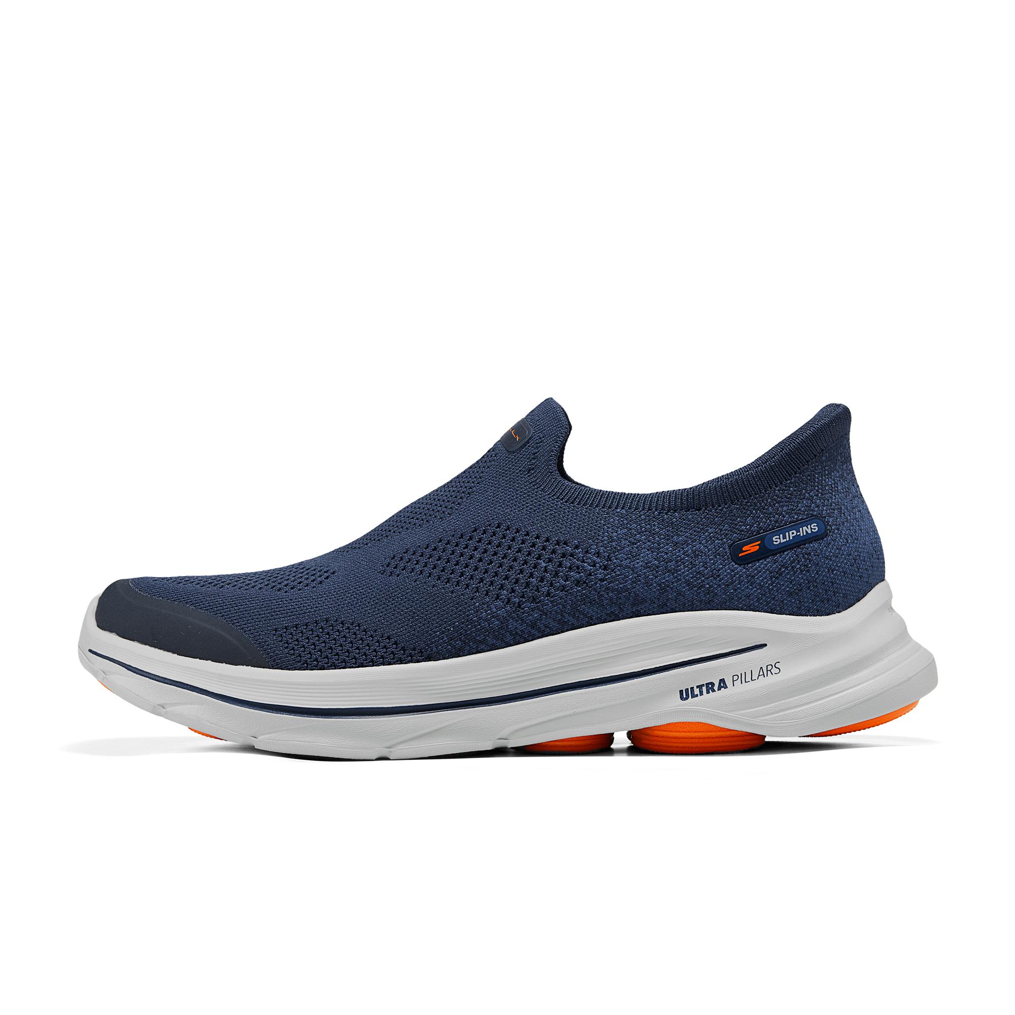 

Skechers Go Walk 8 Удобные и универсальные Модные Быстрые Повседневные Кроссовки Низкие Мужские Синие 41