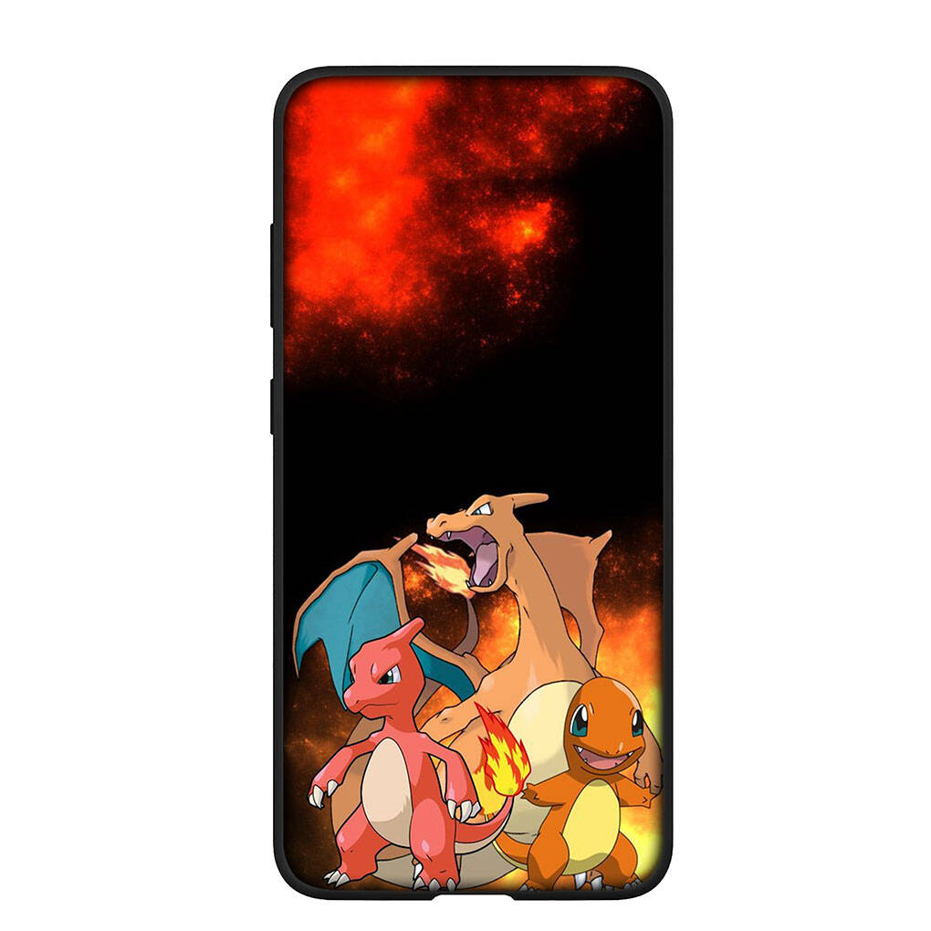 Phone Case for iPhone 17 16 15 Plus Xiaomi Poco F8 F7 X7 X6 M8 C85 C75 C71 Redmi Note 14 12 11 13 Pro Max A4 14C 13C 15C Charmander Pokemon GO Pikachu
