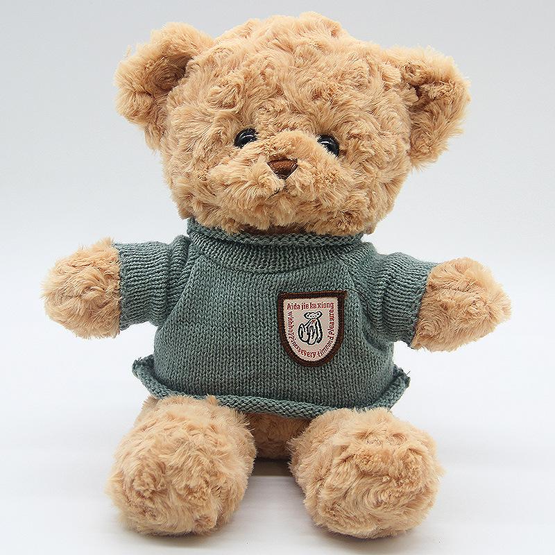 Plush Toy Teddy Bear Doll Sweater Bear Doll Birthday Gift Plush Doll Stall