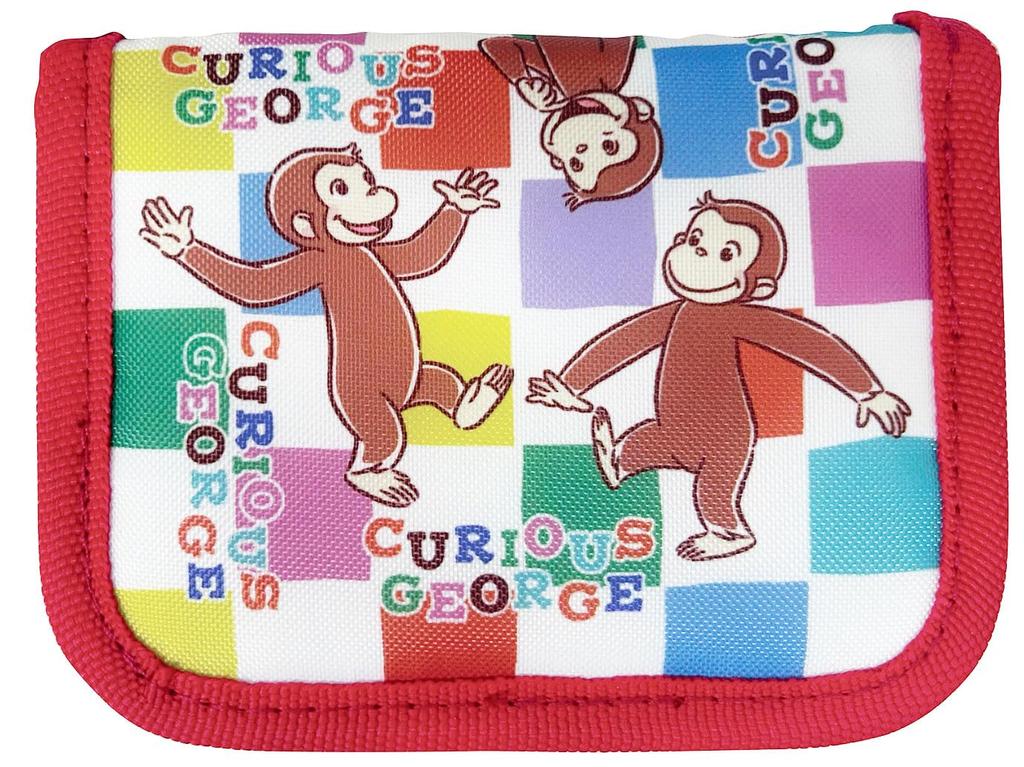 iPlanning Curious George Wallet Face W120 X H95 X D15mm K-5207A